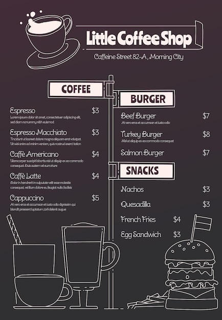 Digital Menu Templates Free