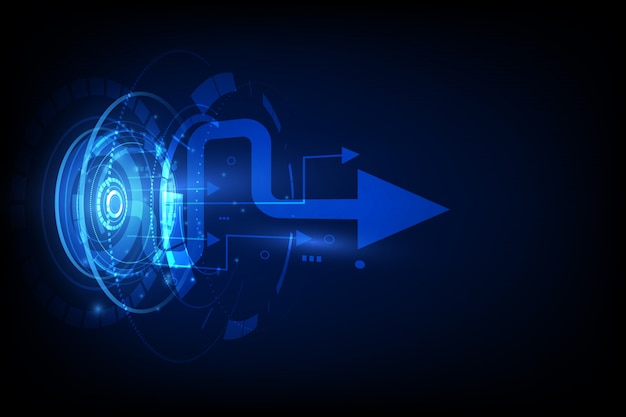 Digital signal communication background Premium Vector