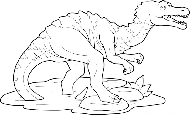 Featured image of post Baryonyx Dinosaur Coloring Page