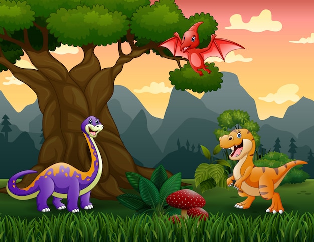 jungle dinosaurs