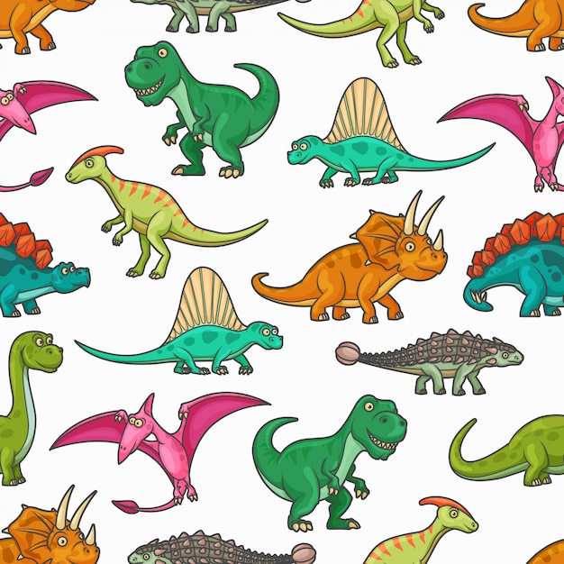 Download Free Dinosaurs Seamless Pattern Of Jurassic Animals Premium Vector Use our free logo maker to create a logo and build your brand. Put your logo on business cards, promotional products, or your website for brand visibility.
