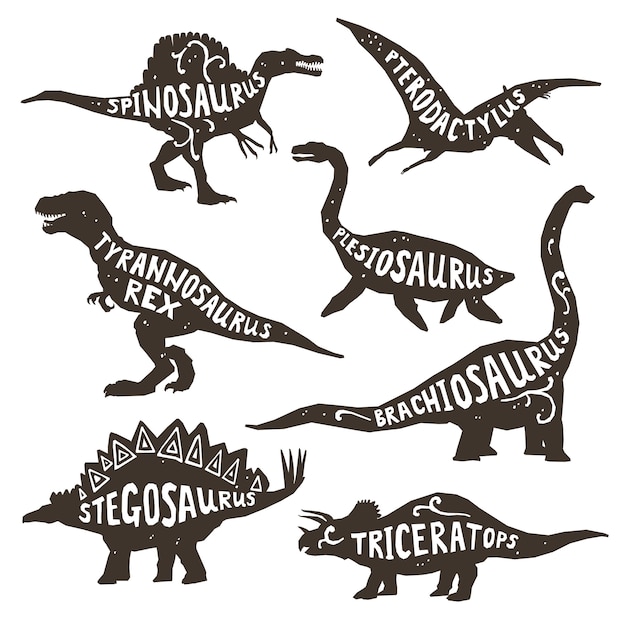 Dinosaur Silhouette Images | Free Vectors, Stock Photos & PSD