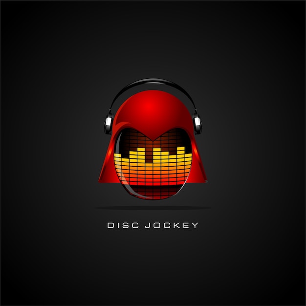 Download Free Disc Jockey Logo Design With Helmets And Headset Premium Vector Use our free logo maker to create a logo and build your brand. Put your logo on business cards, promotional products, or your website for brand visibility.