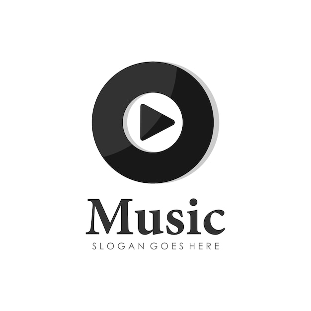 Download Free Disc Music Play Logo Design Premium Vector Use our free logo maker to create a logo and build your brand. Put your logo on business cards, promotional products, or your website for brand visibility.