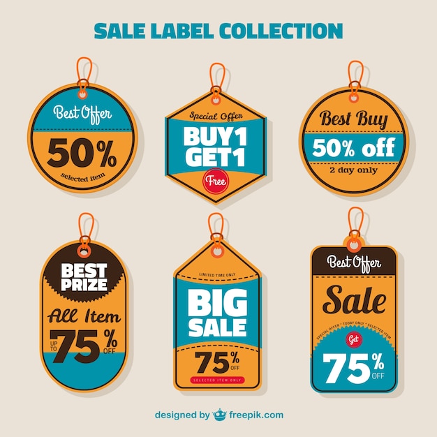 discount-labels-collection-free-vector