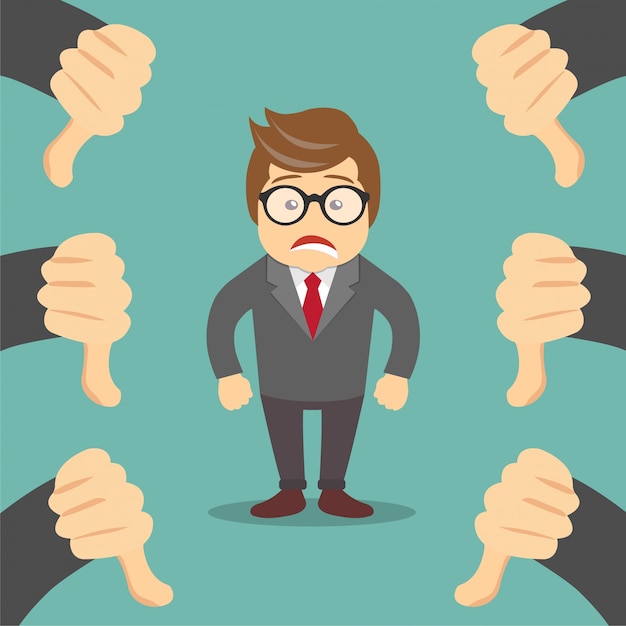 Dislikes and negative feedback Free Vector