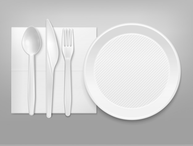 plate and knife and fork