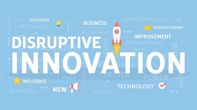 Download Free Disruptive Innovation Concept Illustration Idea Of New Technology Use our free logo maker to create a logo and build your brand. Put your logo on business cards, promotional products, or your website for brand visibility.