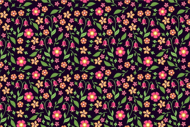 Free Vector | Ditsy floral print wallpaper