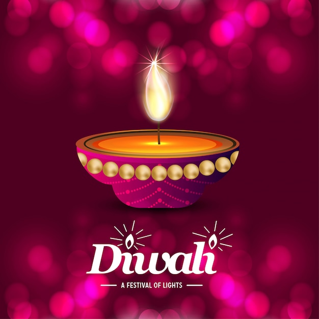 Free Vector | Diwali background
