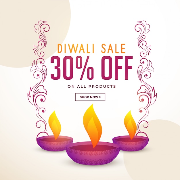 Diwali festival sale and offer poster design\
template