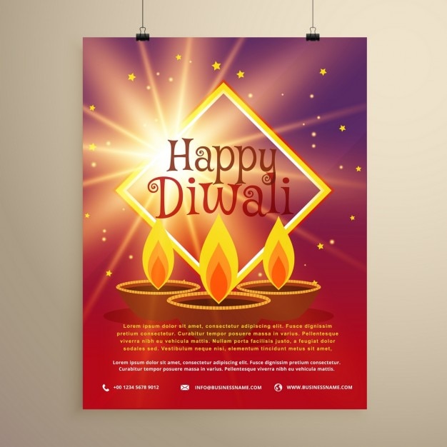 Diwali glossy brochure