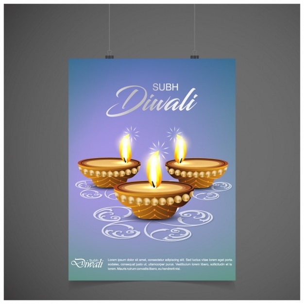 diwali post design freepik