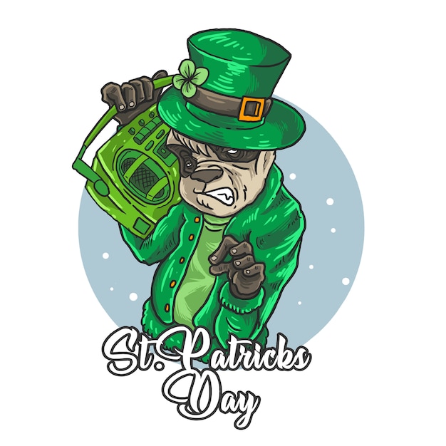 Download Free Dj Panda St Patricks Dance Together Character Premium Vector Use our free logo maker to create a logo and build your brand. Put your logo on business cards, promotional products, or your website for brand visibility.