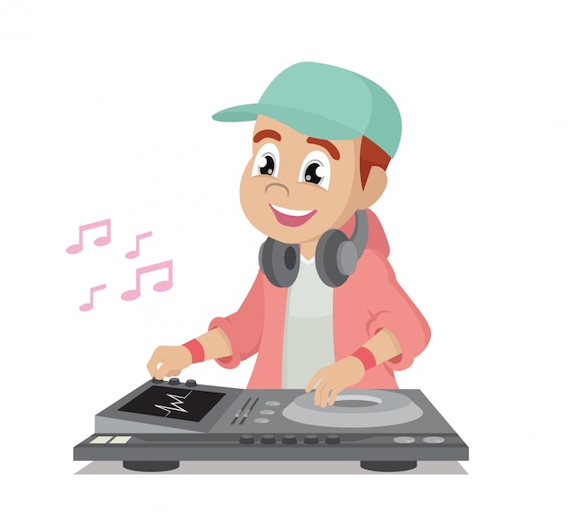 Download Free Dj Playing Music Beats Premium Vector Use our free logo maker to create a logo and build your brand. Put your logo on business cards, promotional products, or your website for brand visibility.