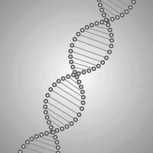 Premium Vector | Dna strand symbol.