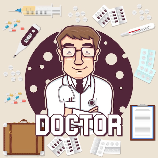 Doctor background design