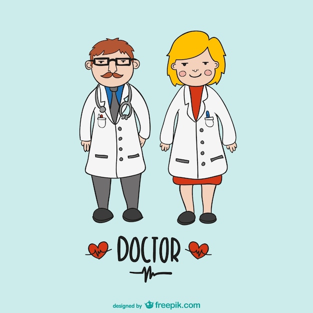 Doctor characters vector