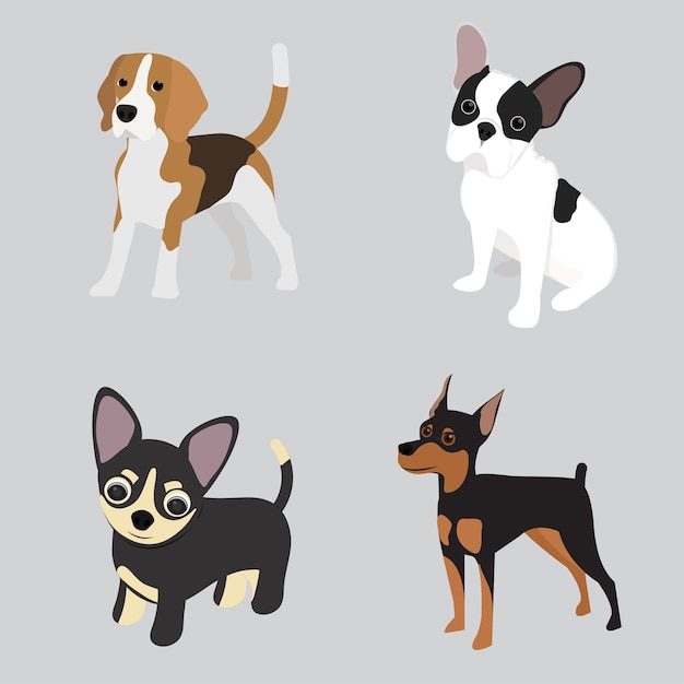 Premium Vector | Dog background seamless