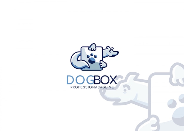 Download Free Dog Box Logo Premium Vector Use our free logo maker to create a logo and build your brand. Put your logo on business cards, promotional products, or your website for brand visibility.