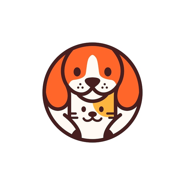 Download Free Dog Cat Pet Circle Round Cartoon Logo Vector Icon Premium Vector Use our free logo maker to create a logo and build your brand. Put your logo on business cards, promotional products, or your website for brand visibility.
