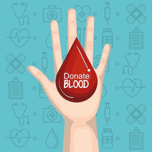 Premium Vector | Donating Blood