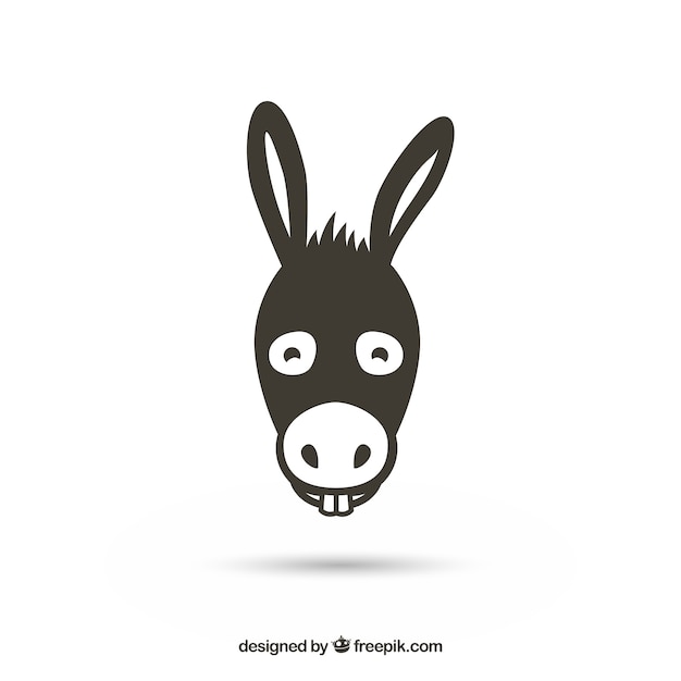 donkey head clip art free - photo #40