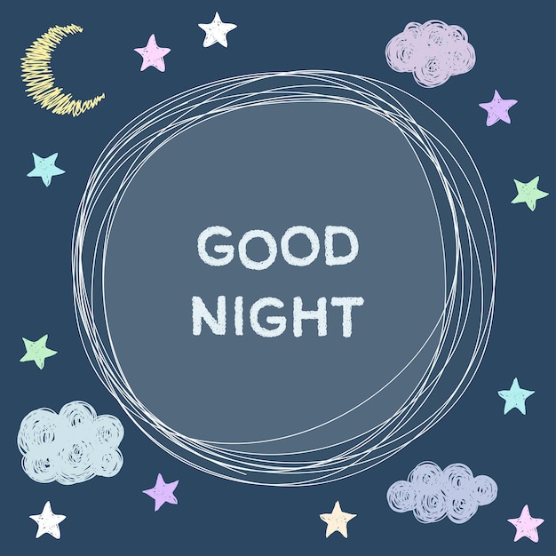 Simple good night images
