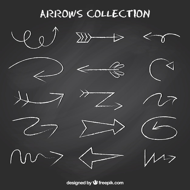 Download Doodles arrows pack Vector | Free Download
