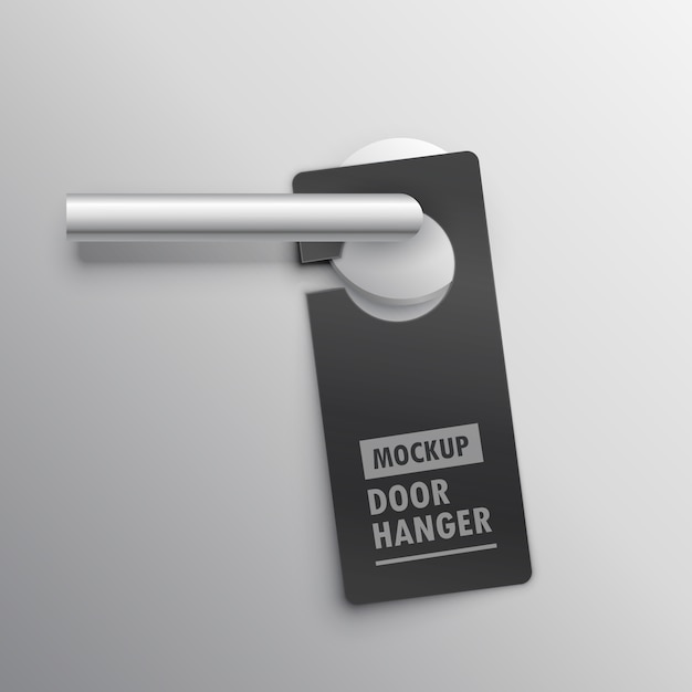 Download Free Vector | Door hanger, mockup
