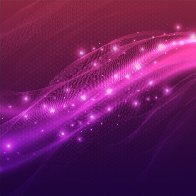 Premium Vector | Dotted background with wavy shapes in purple tones