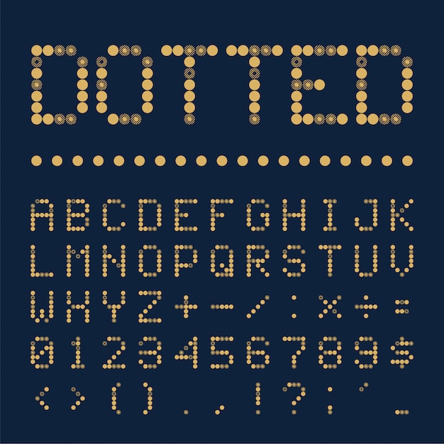 dotted fonts for quarkxpress