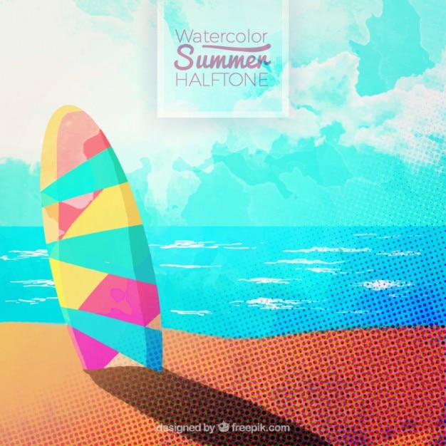 Dotted surf background