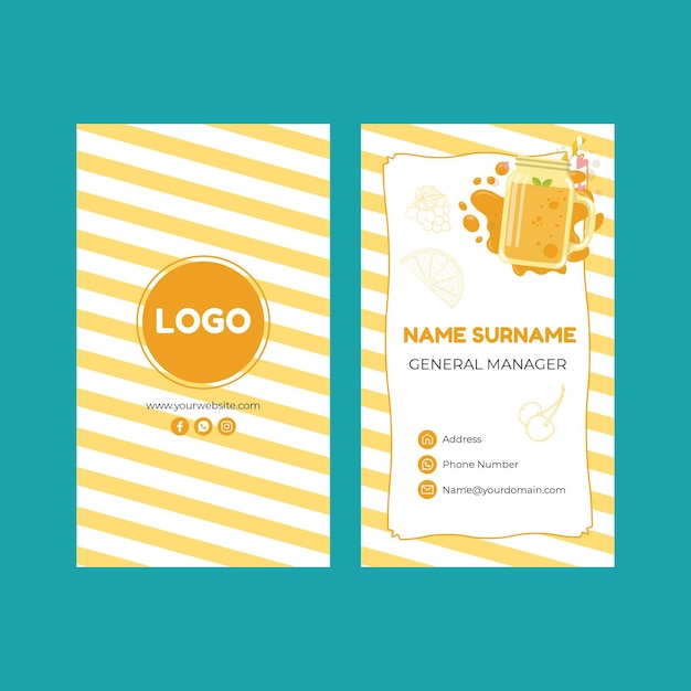Free Double Sided Business Card Template Printable Templates