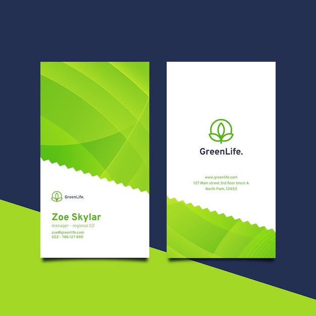 double sided business card template free download word