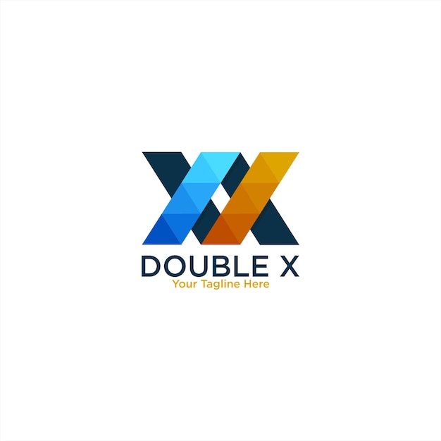 Download Free Double X Logo Design Premium Vector Use our free logo maker to create a logo and build your brand. Put your logo on business cards, promotional products, or your website for brand visibility.