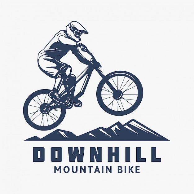 biker downhill