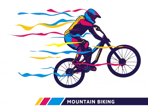 Free Free 252 Downhill Mountain Bike Svg SVG PNG EPS DXF File