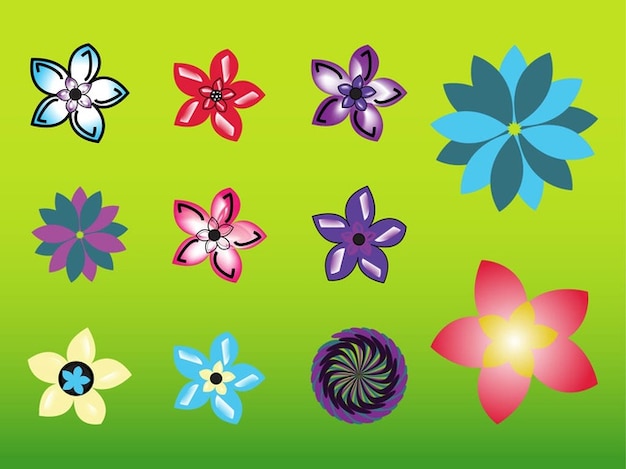 Download Colorful Flower Vector Icons Stock Images Page Everypixel