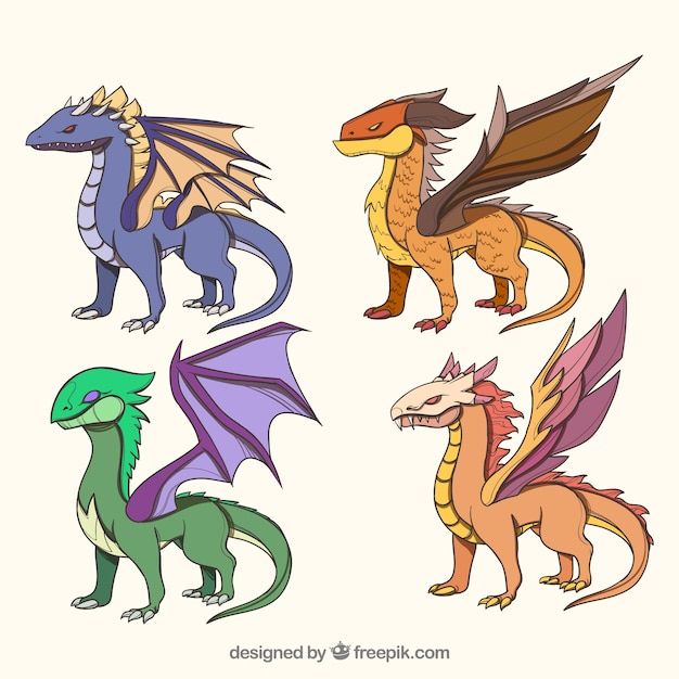 Dragon character collection