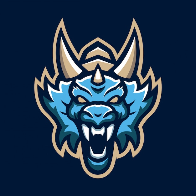 Download Free Dragon Head Mascot Logo Premium Vector Use our free logo maker to create a logo and build your brand. Put your logo on business cards, promotional products, or your website for brand visibility.