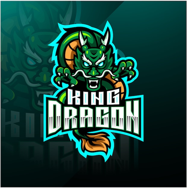 Download Free Dragon King Mascot Logo Design Premium Vector Use our free logo maker to create a logo and build your brand. Put your logo on business cards, promotional products, or your website for brand visibility.