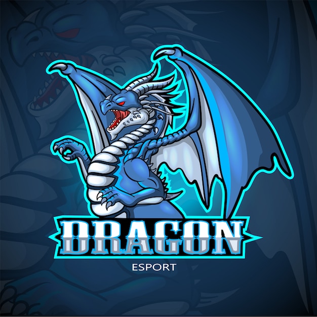 Download Black Vector Dragon Logo PSD - Free PSD Mockup Templates