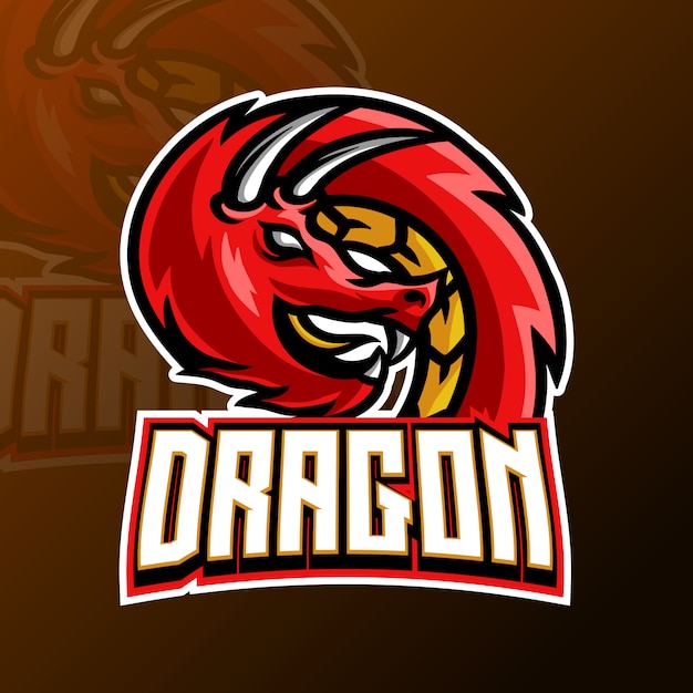 Download Free Dragon Mascot Gaming Logo Design Template For Esport Premium Vector Use our free logo maker to create a logo and build your brand. Put your logo on business cards, promotional products, or your website for brand visibility.