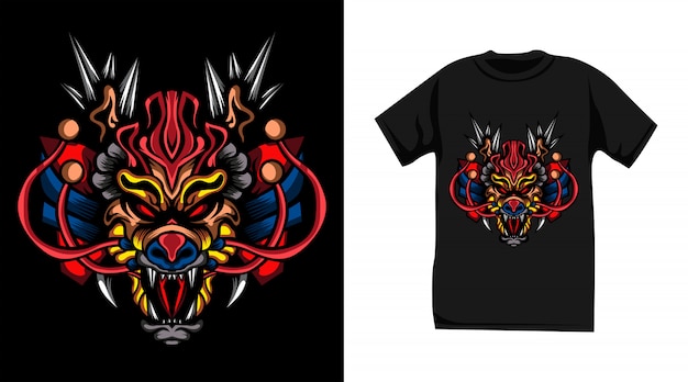 Premium Vector Dragon T Shirt Design