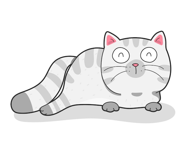 Featured image of post Fat Cat Drawing Cute Most fat is concentrated beneath around the belly least on legs and tail