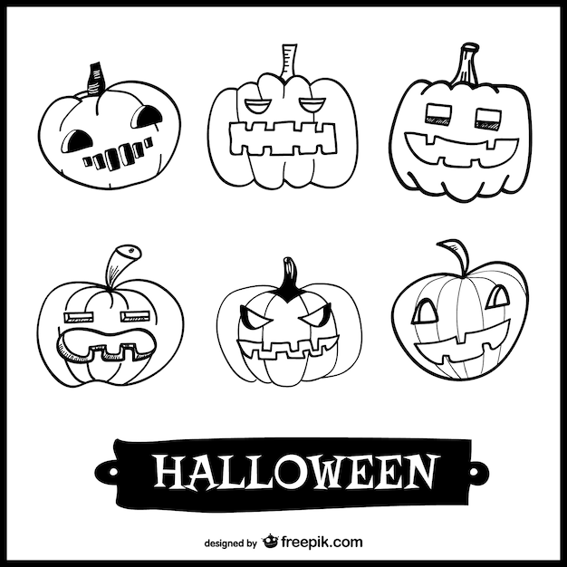 Happy Halloween Vector Set Vectors Photos And Psd Files Free Download