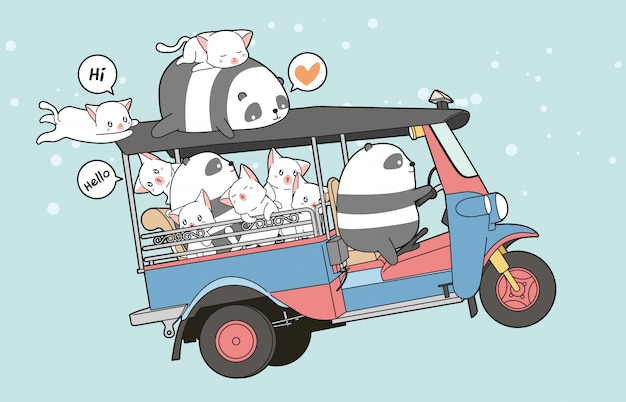 tricycle panda