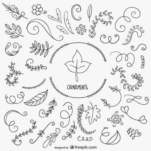 Free Free 254 Leaf Ornaments Svg SVG PNG EPS DXF File