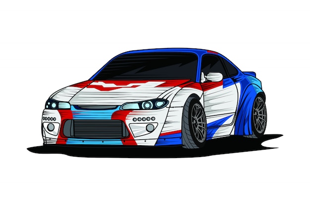 Download Free Drift Car Illustration Premium Vector Use our free logo maker to create a logo and build your brand. Put your logo on business cards, promotional products, or your website for brand visibility.
